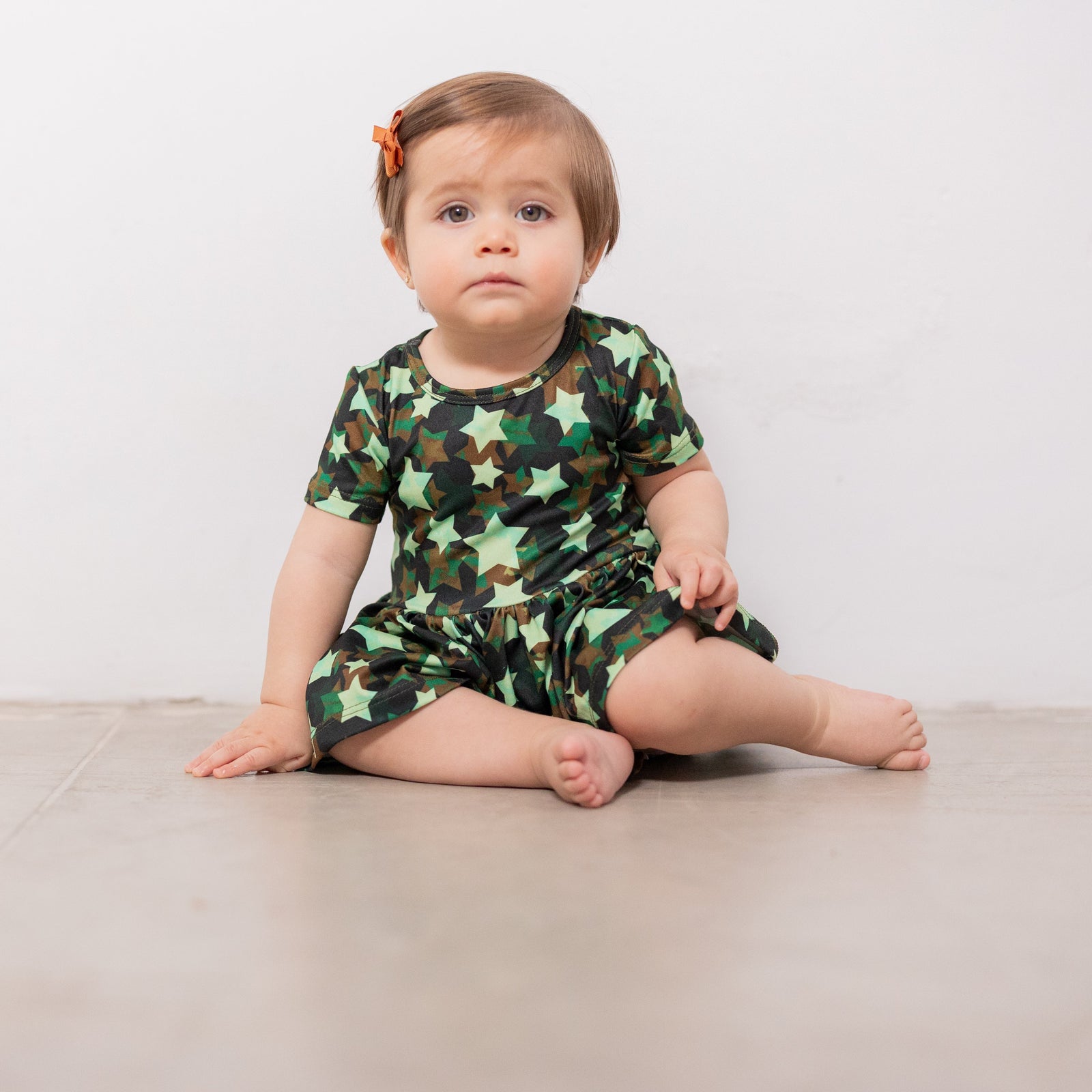Military Stars Vestido bebé
